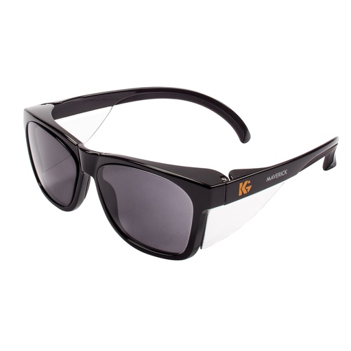[49311] Kimberly-Clark Professional Safety Glasses, Anti-Fog, Smoke Lens, Black Frame, 1/pk