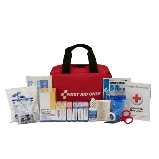 [90594] First Aid Only 25 Person ANSI Class A Bulk First Aid Kit with Fabric Case