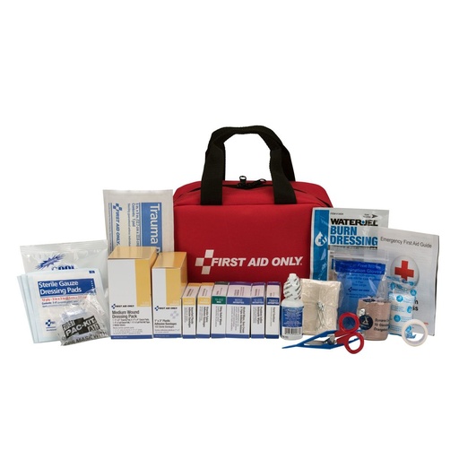 [90599] First Aid Only 50 Person ANSI Class A+ Home & Office Bulk First Aid Kit with Fabric Case