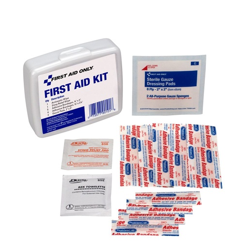 [90101-002] First Aid Only 13 Piece Personal First Aid Kit with Plastic Case