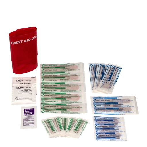 [FAO-600] First Aid Only Trifold Travel First Aid Kit with Vinyl Case