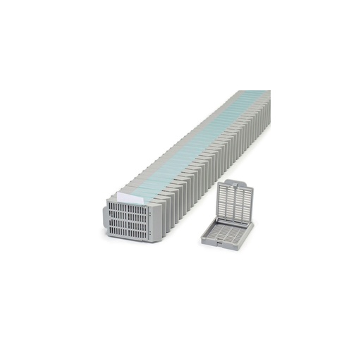 [M492-9T] Simport Scientific Histosette® II Cassettes in Quickload™ Stack (Taped), Tissue, Gray