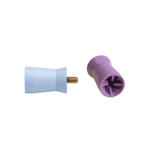 [053601] Young™ Turbo Plus, Screw, Latex Free, Soft, Purple, Prophy Cups, 144/cs