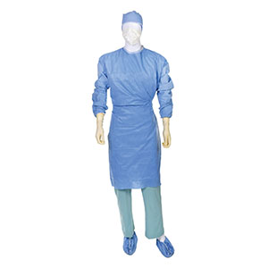 [9070] Gown, Surgical, Impervious in the Chest and Outside of the Sleeve-Back, XX-Large