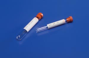[8881301512] Standard Blood Collection Tube, 13 x 100, 7mL, Silicone Coated Stopper (30 cs/plt)