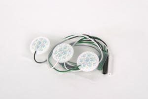 [EP00777-] ECG Electrode, Neonatal, KittyCat, Pre-Wired, Cloth 1050NPM, 3/pk, 100 pk/cs
