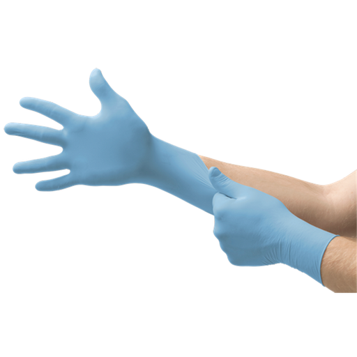 [9261600L] Nitrile Glove, Food Compliant, Powder-Free, Textured Fingers, Large, Blue, 150/bx