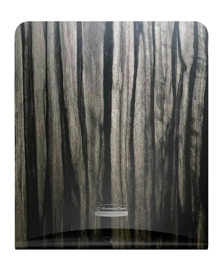 [58834] Faceplate, Ebony Woodgrain Design, for Automatic Soap and Sanitizer Dispenser