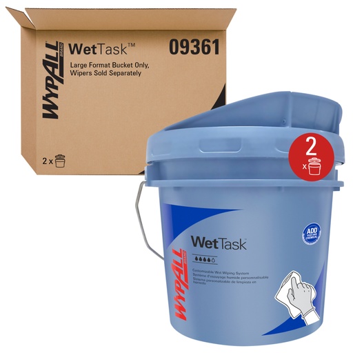 [09361] Wipers for WETTASK System, 12.3" x 12.3" x 11.0", 3.5 Gallon Bucket, 2/cs