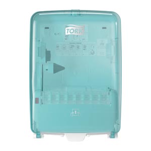 [651220] Washstation Dispenser, Universal, Aqua/ White, W6, Plastic, 18.1" x 12.6" x 10.6"