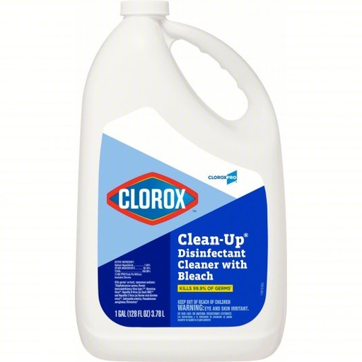 [35420] CloroxPro™ Clorox Clean-Up® Disinfectant Cleaner with Bleach Refill, 128 fl oz, 4/cs