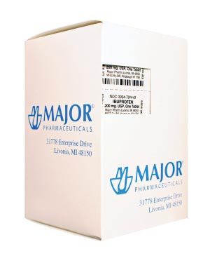 [236118] Major Pharmaceuticals Ibuprofen, 200mg, 100s, Compare to Motrin®, NDC# 00904-7914-61