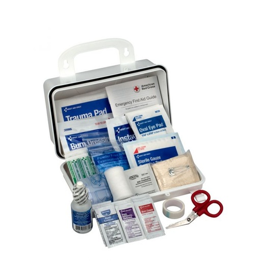 [90928] First Aid Only 10 Person Bulk ANSI Class A Restaurant Version First Aid Kit with Plastic Case
