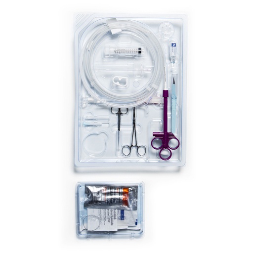 [7150-24] Avanos Mic 24 Fr Push Percutaneous Endoscopic Gastrostomy Feeding Tube Kit, 2/Case