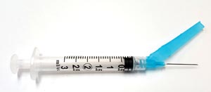 [27101] Exel Corporation Safety Syringe (3 mL) w/ Safety Needle (23G x 1")