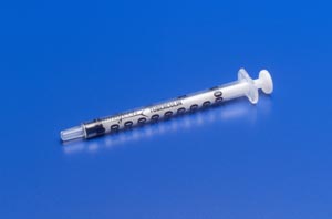 [8881501160] TB Syringe, 1mL, 25G x 5/8", 5 bx/cs