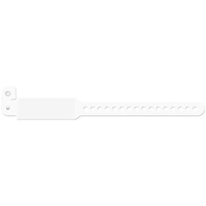 [3321C] Medical ID Solutions Wristband, Infant, Imprinter Tri-Laminate, Custom Printed, White