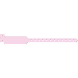 [107] Medical ID Solutions Wristband, Adult/ Pediatric, Write-On Vinyl, Pink
