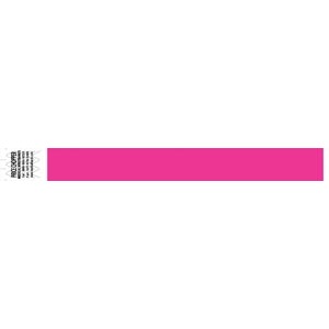 [2107] Medical ID Solutions Wristband, Tyvek 1", Solid Pink, 1000/bx