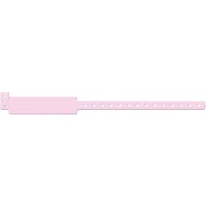 [207] Medical ID Solutions Wristband, Adult, Write-On Vinyl, Pink