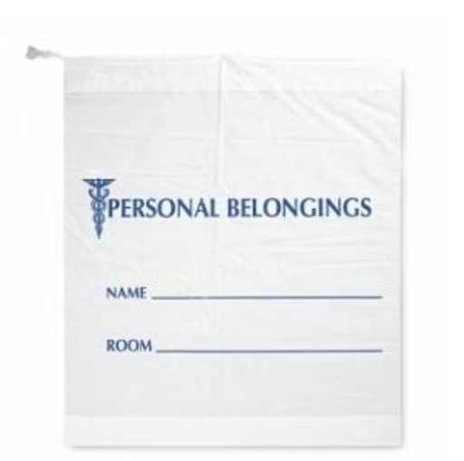 [G107] RD Plastics Co. Belongings Bag, 20" x 20" x 3", Single Drawstring