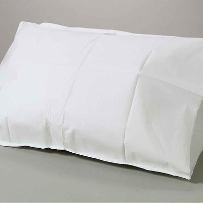 [V919365] Pillow Case, Tissue/Poly, Pebble, White, 21" x 30" (50 cs/plt)