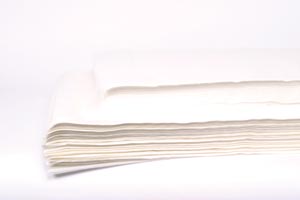 [900] Graham Medical Headrest Pre-Cut Sheets, 18" x 24", Crepe Finish, White
