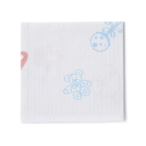 [981225] Baby Scale Liner, 13" x 25", Printed, 2-Ply Tissue + Poly