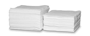 [5301] Washcloths, Airlaid, 12" x 13", White, 20/bg, 50bg/cs (42 cs/plt)