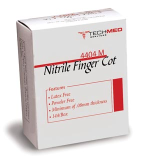 [4404L] Nitrile Finger Cots, Large