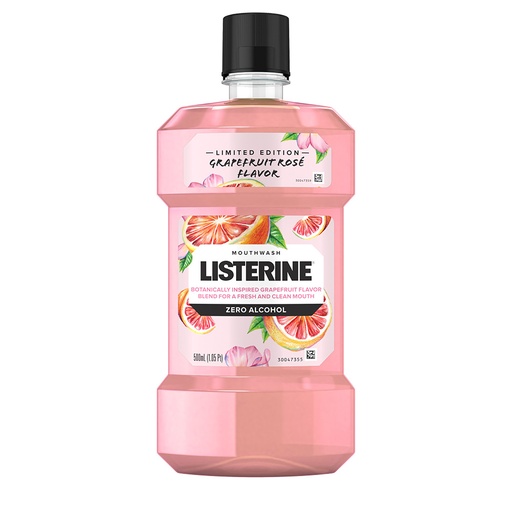 [11565] Johnson & Johnson Oral Health Products Listerine Mouthwash, Grapefruit Rose, 500mL