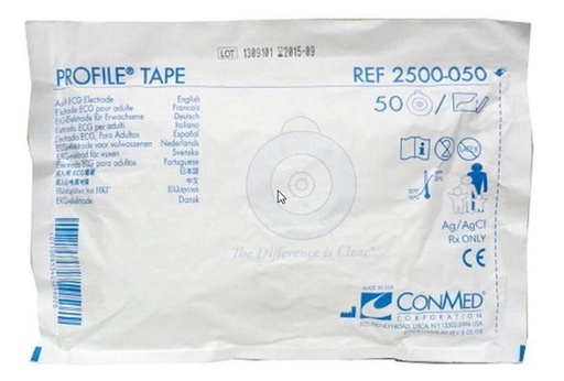 [2500-050] ConMed Neotrode Electrode Profile Tape, 1000/Case