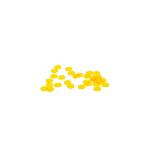 [M957Y] Color Coding Capinserts, 5.3 mm, Polypropylene, Yellow, 100/pk, 5 pk/cs