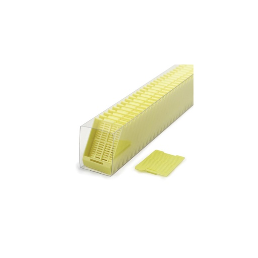 [M517-5SL] Swingsette Tissue Cassette, Quickload Sleeve, 45° Angle, Acetal, Yellow, Bulk, 750/cs
