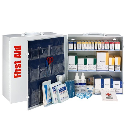 [90790] First Aid Only 3 Shelf ANSI Class B+ First Aid Kit with Steel Cabinet