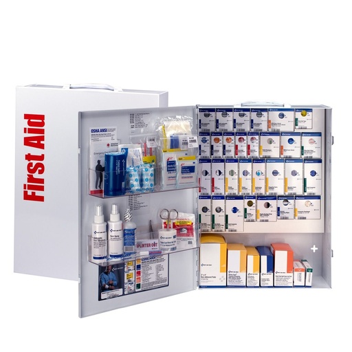 [90829] First Aid Only SmartCompliance 150 Person XL First Aid Kit with Metal Cabinet