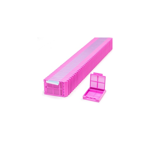[M407-10T] Micromesh Quickload Cassette Stacks for Robotic Feed Printer, Biopsy, Lilac