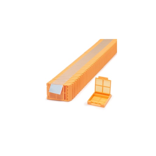 [M407-7T] Micromesh Quickload Cassette Stacks for Robotic Feed Printer, Biopsy, Peach