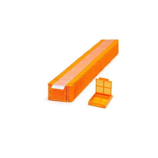[M407-11T] Micromesh Quickload Cassette Stacks for Robotic Feed Printer, Biopsy, Orange