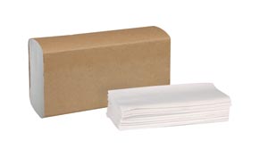 [MB540A] Hand Towel, Multifold, Universal, White, 1-Ply, Embossed, H2, 9.5" x 9.1", 250 sht/pk, 16 pk/cs (49 cs/plt)