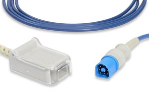 [E710-430] SpO2 Adapter Cable, 300cm, Philips Compatible w/ OEM: M1943AL, 989803128651, CB-A4001006VN10, NXPH2025-10