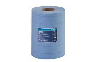 [132451A] Industrial Paper Wiper, Centerfeed, Advanced, Blue, 4-Ply, M2, 249.38ft, 10" x 7.5", 190 sht/rl, 4 rl/cs