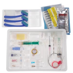 [332078] Continuous Epidural Tray, 17G x 3½" Winged Tuohy Needle & 19G Springwood Closed Tip Catheter, 10/cs