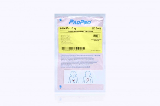 [2603] Conmed PadPro Pediatric Radiotranslucent Multifunction Electrode with Universal/Anderson Connector, 10/Case