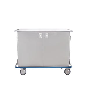 [2293331000] Maxi Case Cart 52"W x 40 1/2"H x 29"D, (1) Heavy Duty Wire Rollout Shelf, (2) Doors, No Center Stile