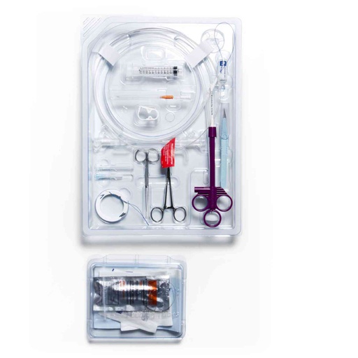 [7160-24] Avanos Mic 24 Fr Pull Percutaneous Endoscopic Gastrostomy Feeding Tube Kit, 2/Case