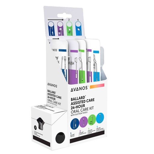 [970160] Avanos Ballard 24 Hour Assisted Oral Care Kit with CHG, 20/Case