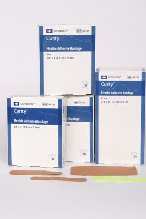 [44103-] Fabric Adhesive Bandage, ¾", Latex Free (LF), Assorted Pink, Orange & Yellow Neon, 50/bx, 24 bx/cs