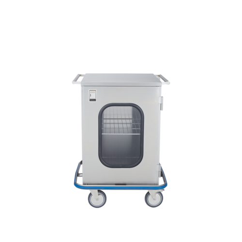 [22933G3000] Blickman Industries Mini Case Cart, Glass Door