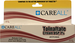 [AF1] CareAll® Tolnaftate Antifungal Cream, 1.0 oz, 24/bx, Compare to Active Ingredient in Tinactin®